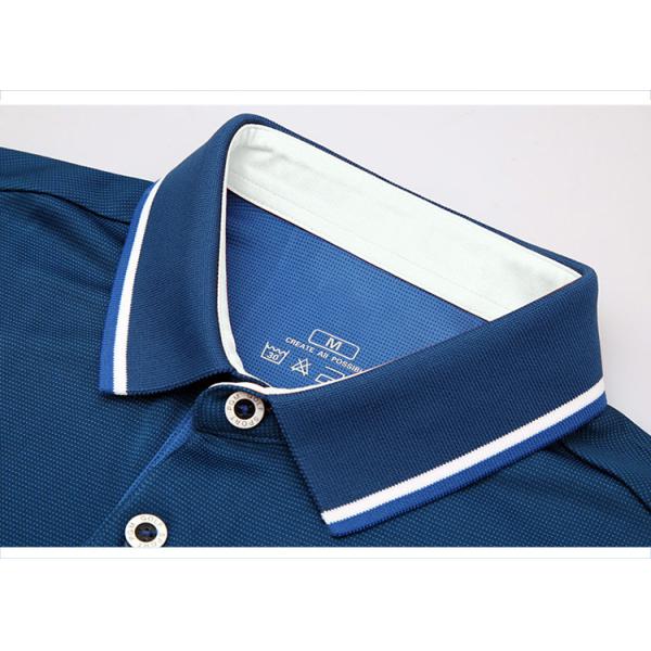 Lightweight Colorful Custom Work Polo Shirts Lightweight Quick Drying 120-220grams