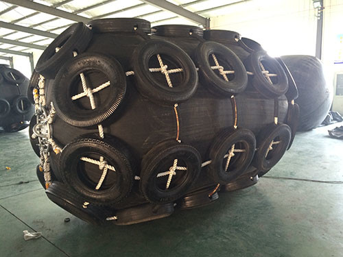 No Sheath D2.5 X L4.0 Pneumatic Rubber Fenders 50KPa