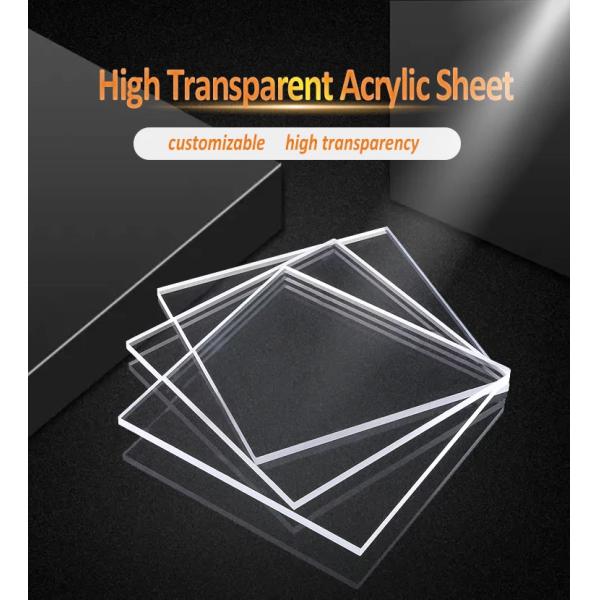 Outdoor Advertising Clear Acrylic Sheet 100% Virgin PMMA Transparent Acrylic Board