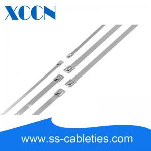 Cheap 4.6*0.25*200mm 201,304,316 grade self-locking ball lock stainless steel cable tie with fireproof wholesale