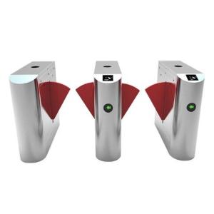 Cheap Anti Pinch Pedestrian 650mm Automatic Flap Barrier Gate wholesale