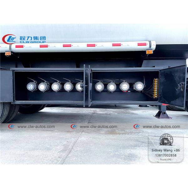 Tri Axle 55000L 40T 45T Fuel Transport Truck Semi Trailer
