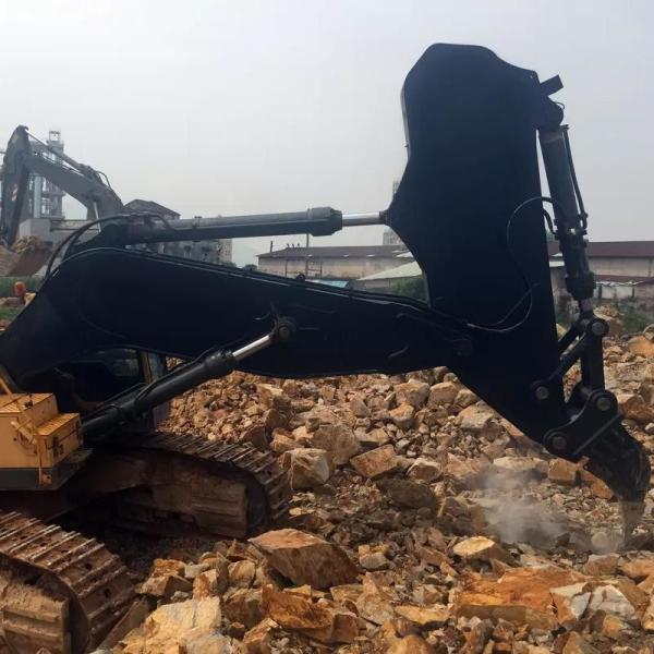 Alloy Steel Excavator Boom Stick 50T Excavator Telescopic Dipper Arm