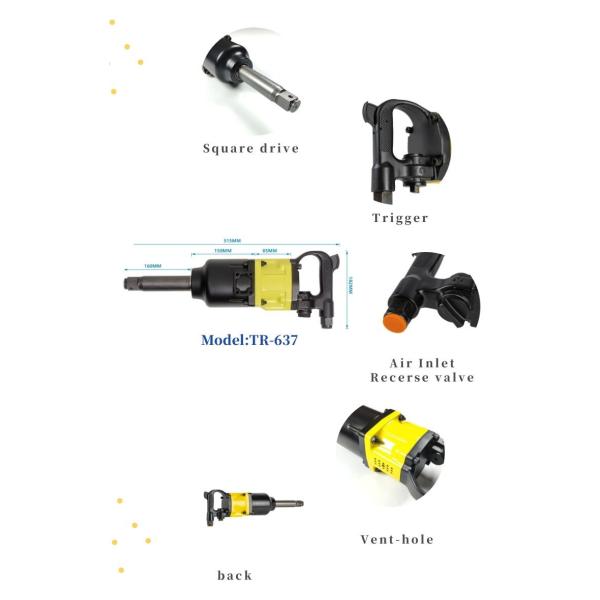 4000rpm High Torque Pinless Hammer Mechanism Yellow