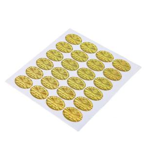 Laser Hologram Anti Counterfeiting Label Custom Made Adhesive
