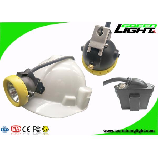 IP68 Coal Mining Cap Lights 10000lux 7.8Ah Li - Ion Battery 18hrs Long Lighting Time