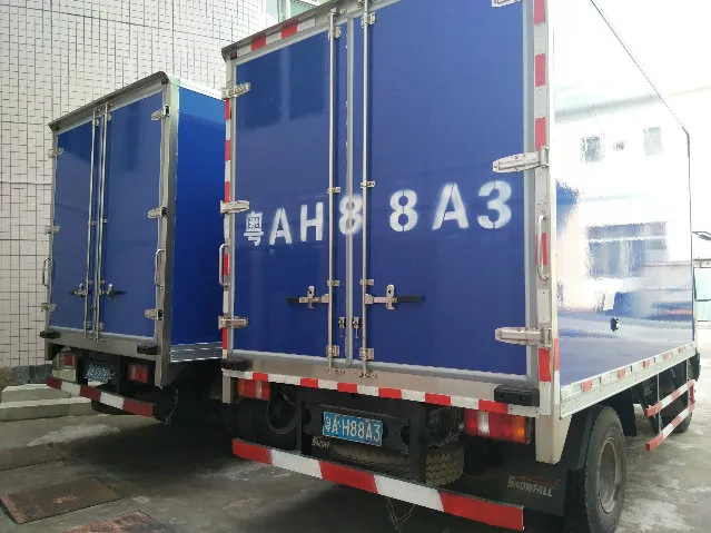 FRP Refrigerated Truck Body 150 Sets Monthly Capacity