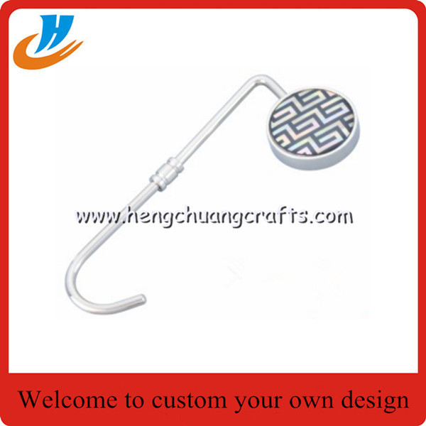 Custom bag hanger holder,ladies bag holder with custom logo design