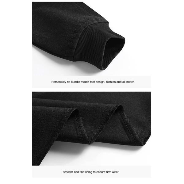 Cotton Zipper Pocket RIB CUFF Mens Track Jacket And Pants Set 140-210g