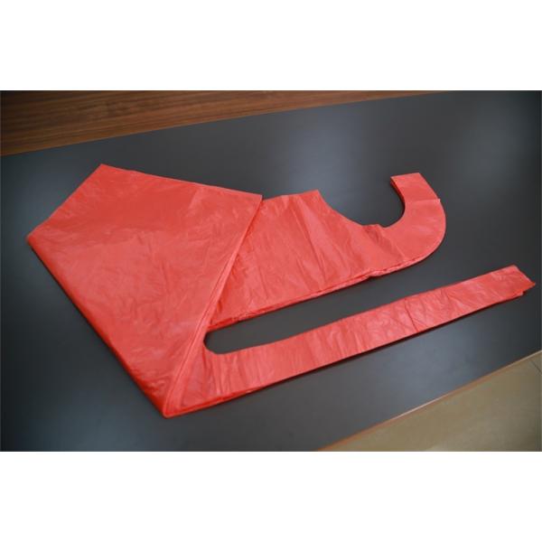 Flat Packed Disposable Plastic Aprons For Food Processing Industry / Medical