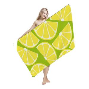 Cheap Knitted Sublimated Beach Towels Dense Terrt Strong Water Absorbability wholesale