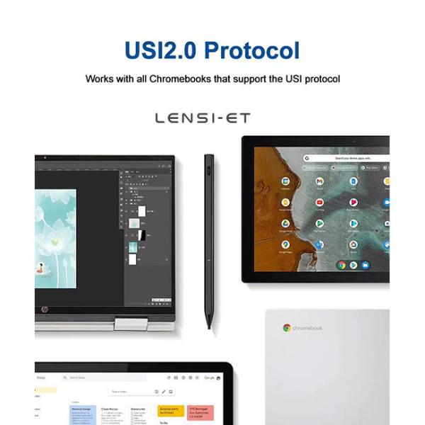Aluminum Active Chromebook Stylus Replacement Column USI Stylus Pen