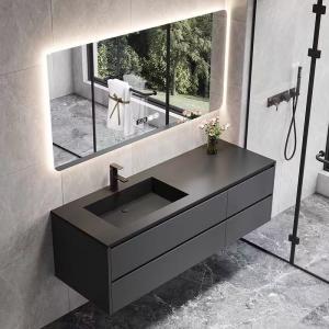 Cheap Hotel Wall Mounted Bathroom Cabinet Modern Bathroom Mirrored Cabinet With LED Light wholesale