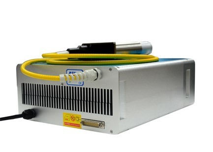 23 VAC 50W Fiber Laser Source , Fiber Optic Light Source Air Cooling Pulse Working Mode