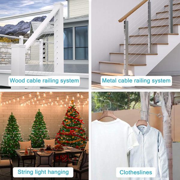 Non-Alloy 7*37 Construction 30mm Stainless Steel Wire Rope 304 Tolerance ±1%