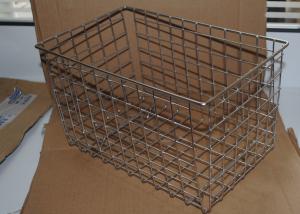 Cheap Kitchen Bathroom Rectangle 50*35*10cm Stainless Steel Basket wholesale