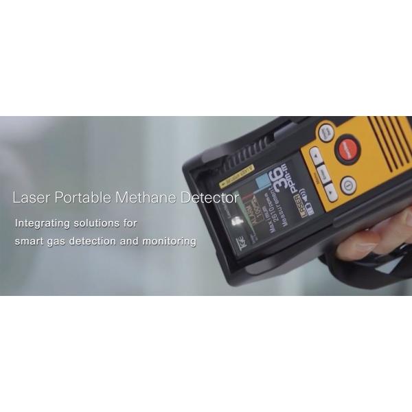 IP54 Mini Handheld Laser Methane Detector 32A GPS ATEX Location Tracking Bluetooth
