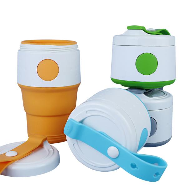 395ml Silicone Foldable Cup - Front View