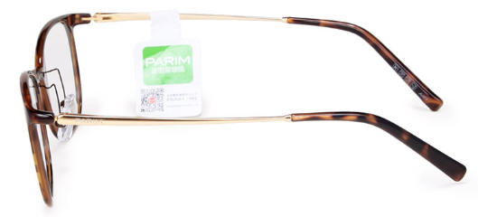 Customized Size Parim Eyeglasses Frames With Plastic / Metal Material