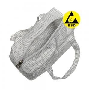 China Dust Free Antistatic 5cm Gird Small Parts Handbag Tool Bag Cleanroom Use on sale