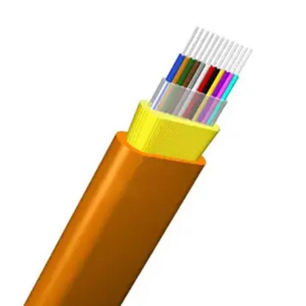 GJFDKBV Indoor Ribbon Optical Cable , FTTH Armored Fiber Optic Patch Cable
