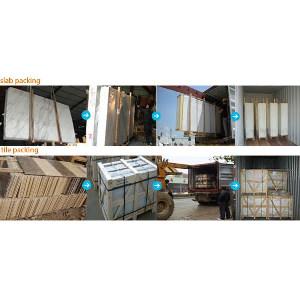 Export polished high quality wood grain marble tile