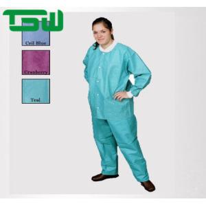 Cheap Disposable Non Toxic Round Neck Nonwoven Surgical Scrub Suit wholesale