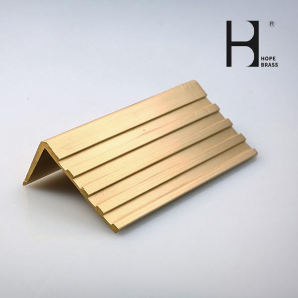 Extruded Copper Anti-slip Flooring Stair Boards for hotel Copper Alloy Brass Extrusion Profiles Manufacturer