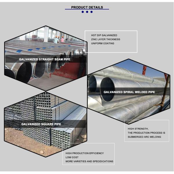 1-12m Length DN80 to DN125 4mm Wall Thickness ASTM A53 Grade B Galvanized Steel Pipe for Firefighting System Construction