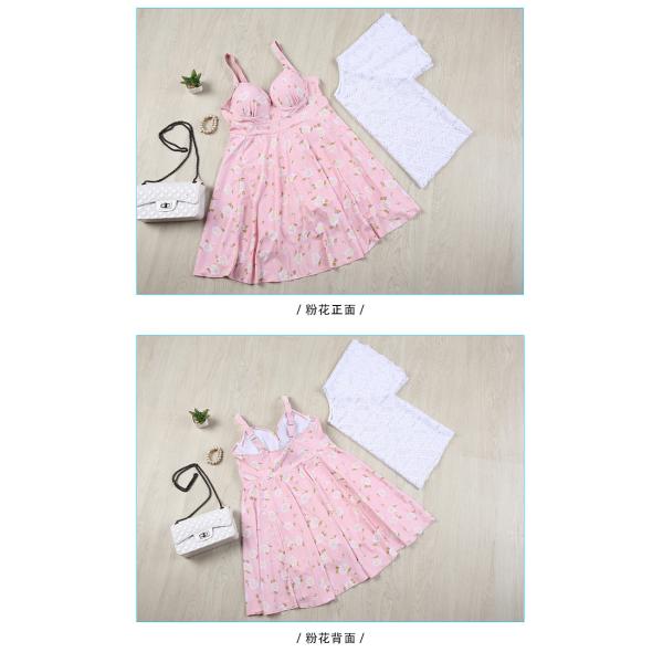 swimwear women bikini Large size swimsuit black dress Beach vacation sexy piece swimsuit fat bikini Increase fertilizer