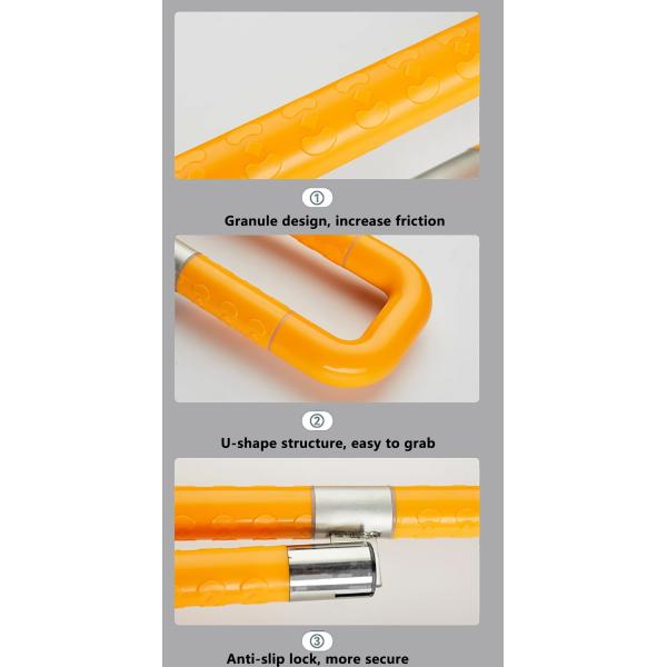 ABS Nylon Bathroom Hand Rails Safety Handicap Toilet Bars Easy Installation