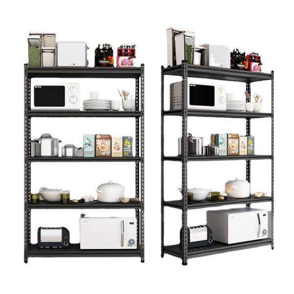 5 Layer Boltless Metal Rack Garage Boltless Steel Storage Shelving For Home