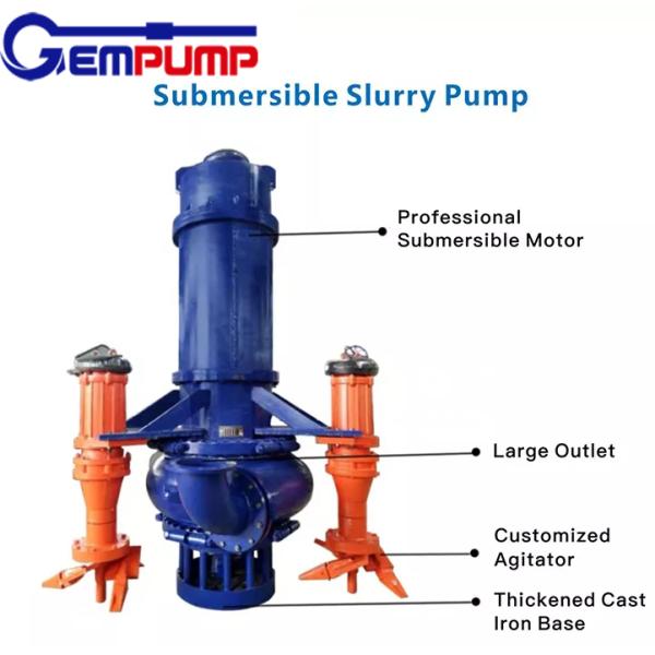 ZJQ Vertical Mud Pump Fish Pond River Dredging Pump Submersible Sewage Slurry Sand Pump