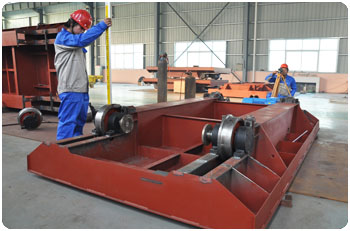 20 ton ladle transfer cart for metal and slag indusrial material handling