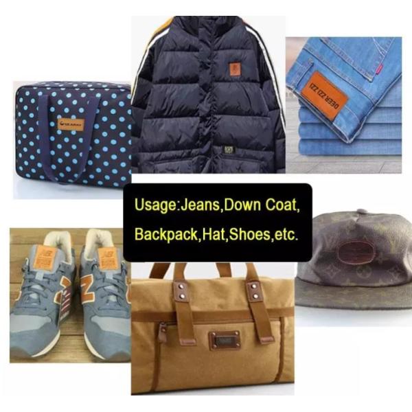 Manufacturer Custom logo Logo Embossed Leather Patches for Handbag,For Hat/Clothing