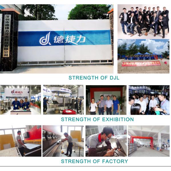 DJL liquid nitrogen cabinet batch shock freezer for steamed stuffed bun/baozi