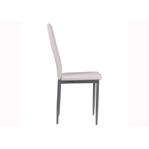 Cheap Nordic 23KGS Pinted Metal Leg Dining Chair For Dining Room wholesale