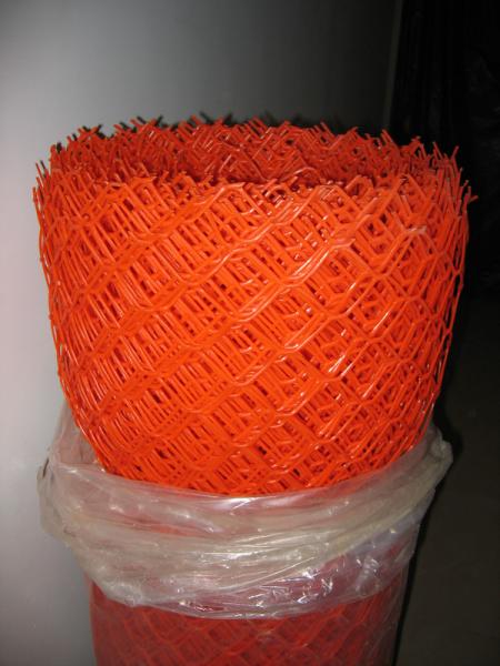 Quality UV Resistant Anti Bird Netting , Orange HDPE Anti Deer Net For Greenhouse for sale