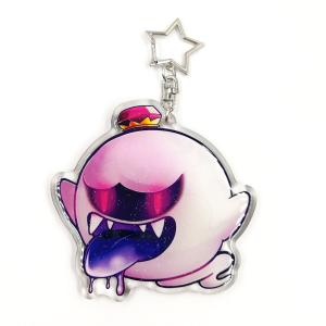 Cheap Custom Clear Double Printing Epoxy Acrylic Charms Keychains with Glitter wholesale