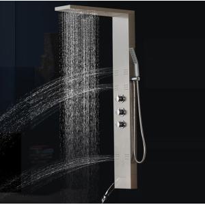 Cheap Nice Quality Stainless Steel Polished Column Shower Sets Bath Care wholesale