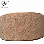Eco Friendly TPE / ABS Cork Wooden Yoga Wheel Label Logo With High Density