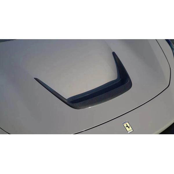 Novit Style Carbon Fiber Body Kit for Ferrari F8 Carbon Fiber Body Kit Front Shovel Rear Diffuser Spoiler