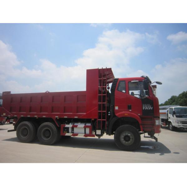 Used Dump Trucks 6×4 Drive Mode Flat Cabin EURO II Emission Standard 6 Cylinders FAW Tipper Truck RHD