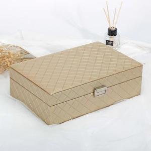 Khaki Grey Pink Portable Jewelry Cases Travel Jewelry Holders