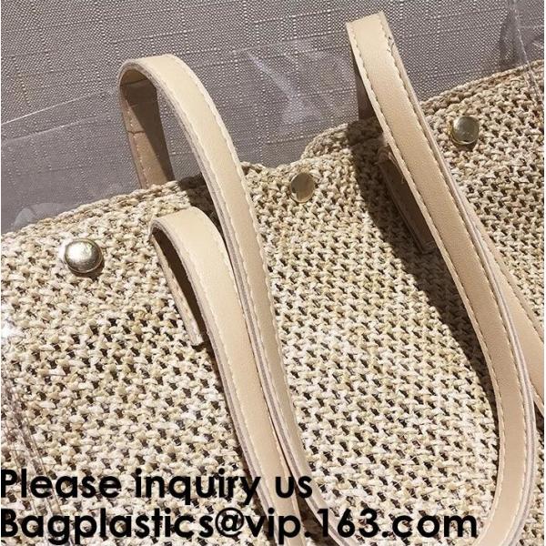Fashion Neoprene Shopping Beach Tote Bag, Custom Waterproof Outdoor Beach Bean Bag, Promotional Clear Beach Bag