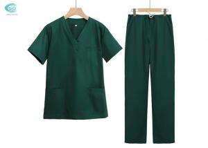 Cheap Polyester Cotton Reusable Scrub Suits Nurse Uniforms Gown Hospital Cloth wholesale