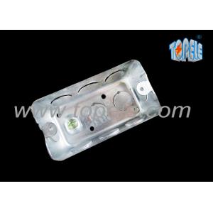 Galvanized Steel Electrical Boxes And Covers Rectangular Iso Certificate