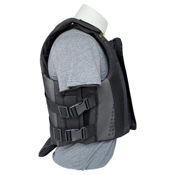 Black Horse Riding Body Protection Vest Sport Protective Gear