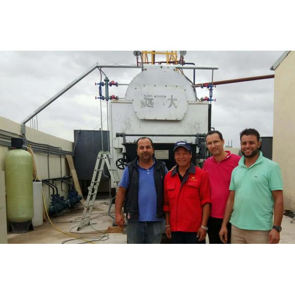 Biomass Pellet Coal Steam Boiler 2 Ton 10 Bar For Textile Industry