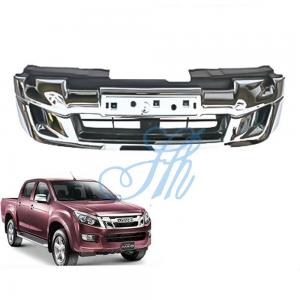 Cheap 600P Pickup Front Bumper Grille Truck Electroplating ISUZU D-max NKR TFR Car Front Grills wholesale